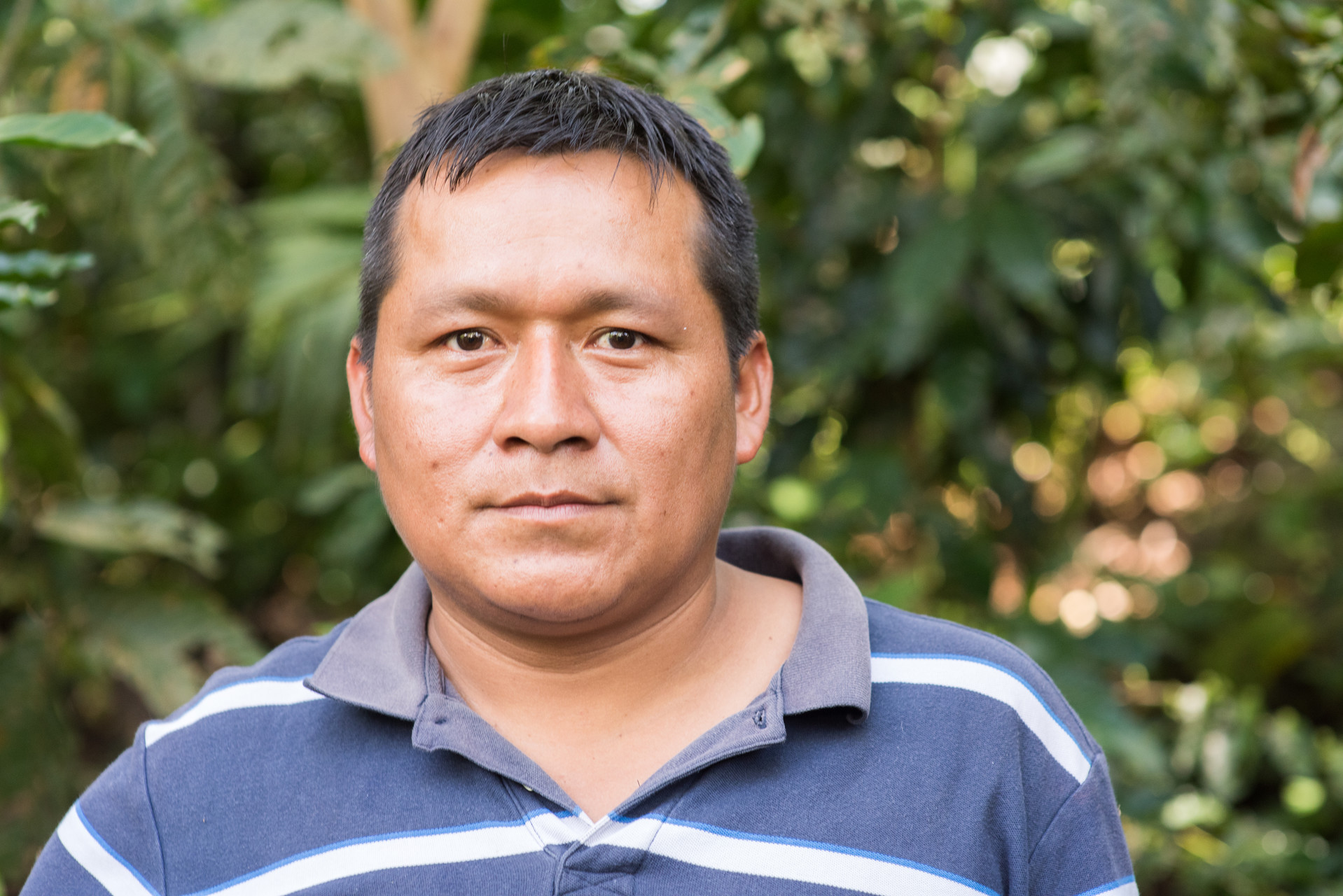 A portrait of coffee technician Saul.