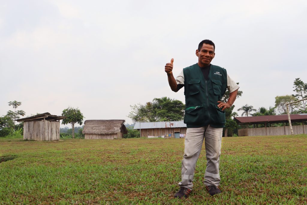 Abelardo Forest monitor in Huaracayo