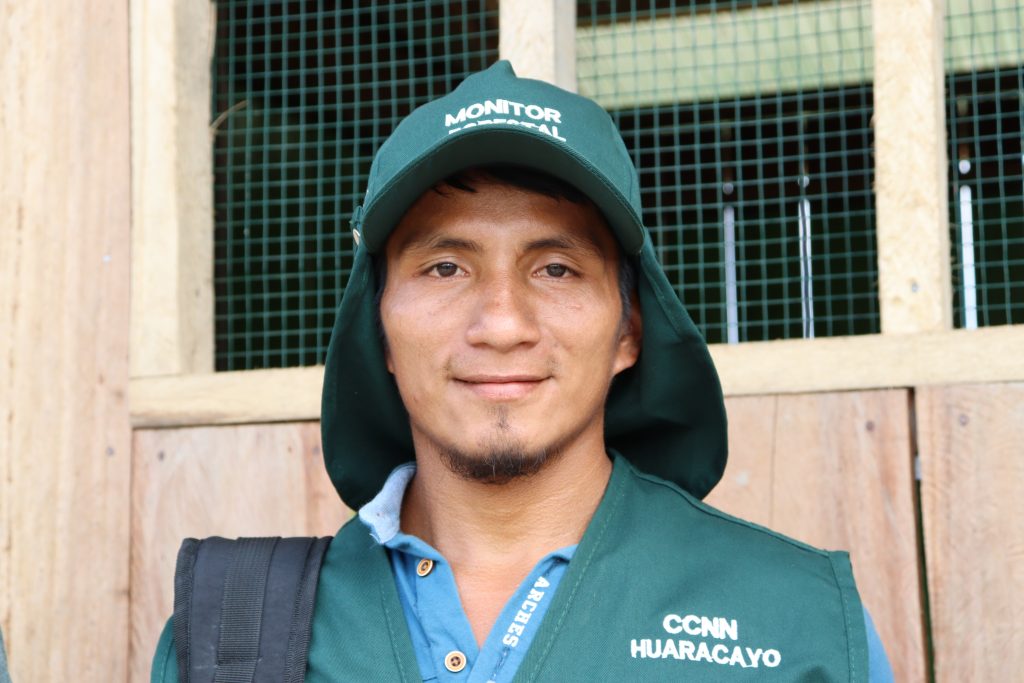 Ronaldino, 35 years old, forest monitor of Huaracayo