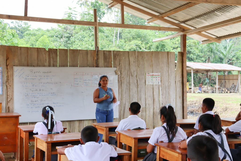 Karina Peña, Headmistress and teacher