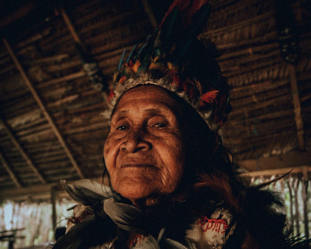 Person who lives in the Amazon, Colombia. Photo by Kevin Garcia