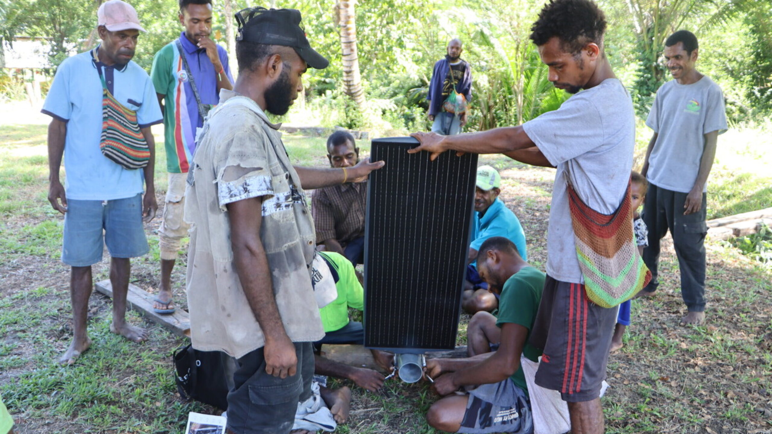 Solar street lights installed in remote rainforest communities