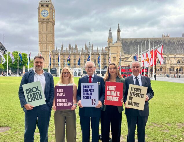 We’re in Westminster right now for the rainforest