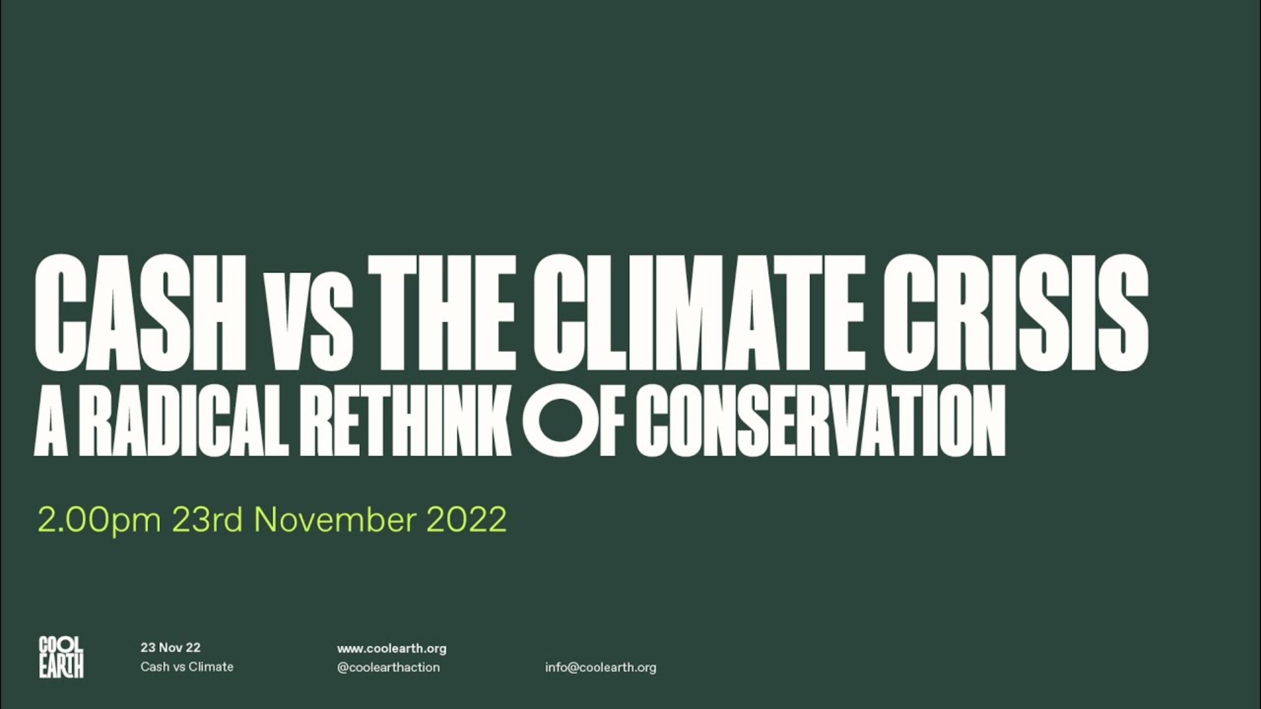 Cash vs. Climate &#8211; a Radical Webinar Recap