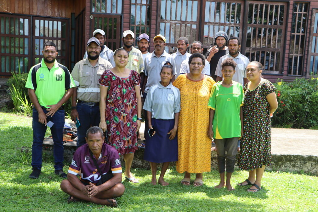 The Cool Earth Papua New Guinea team outside our offices in Alotau. 